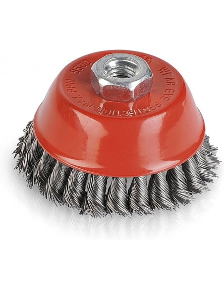 Cepillo metálico Kreator KRT150201 copa m14 75mm