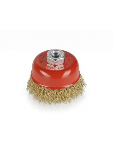 Cepillo de alambre de copa Kreator Krt150201ondulado M14 100mm