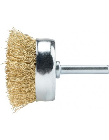 Cepillo taza Bellota de alambre ondulado con perno