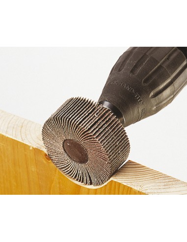 Cepillo abrasivo lateral milhojas de lija para taladro