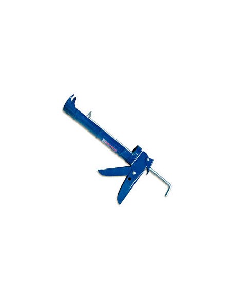 Pistola de silicona Brixo azul con vástago de cremallera Pistola de silicona Brixo azul con vástago de cremallera