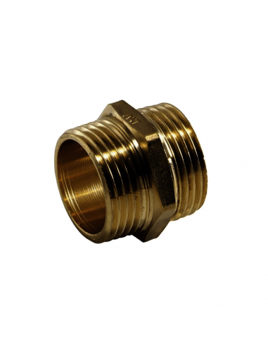 Maschio dritto ottone Machon