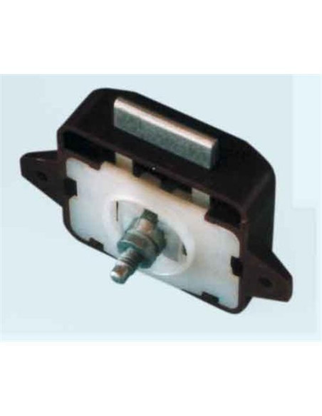 Box and brown threaded button for toilet door lock