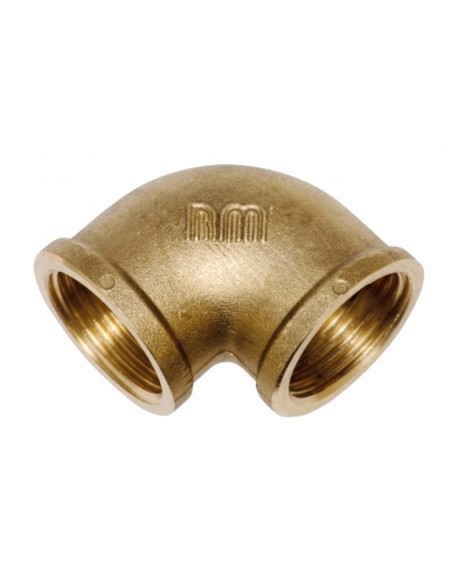 Codo 90º Gebo de latón roscado