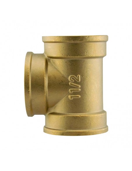 Te Gebo de latón hembra roscado