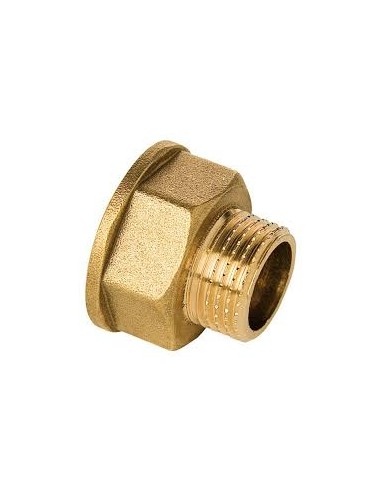 Alargo Gebo de latón macho-hembra roscado