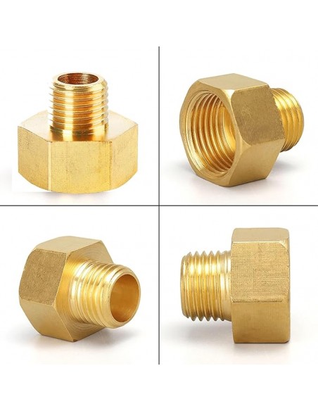 Riduttore maschio in ottone Alargo - femmina filettata