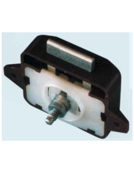 Cajetin e Brown pulsante filettato per serratura porta WC