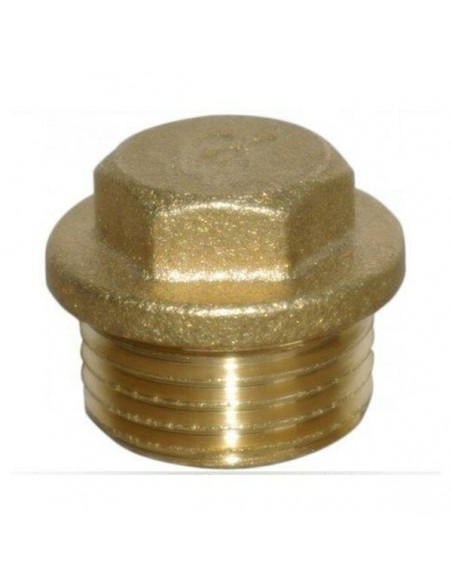Tapón Gebo de latón macho