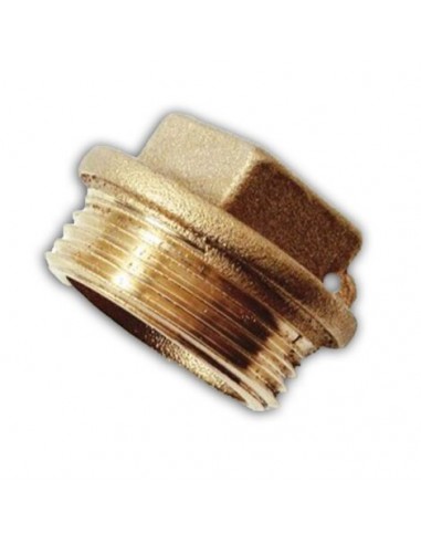 Tappo in ottone filettato maschio