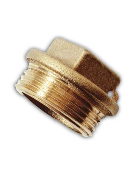 Tappo in ottone filettato maschio