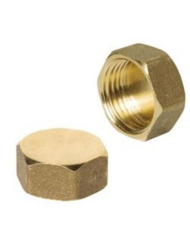 Mantello femminile in ottone filettato