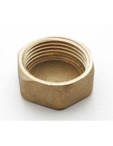 Tapón hembra de latón roscado