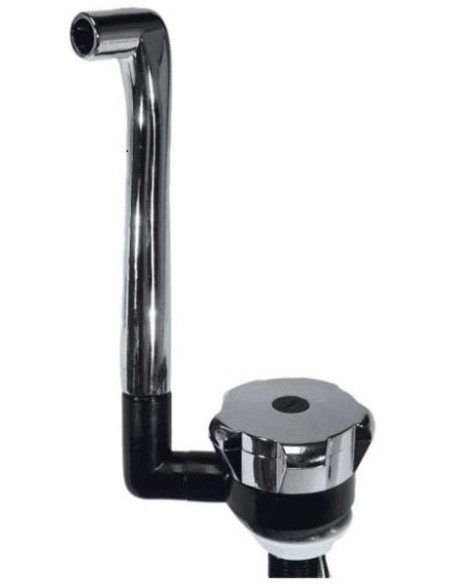 Chrome cold water spout tap