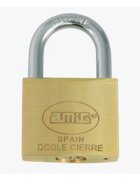 Chiusura in ottone AMIG con doppia chiusura Chiusura in ottone AMIG con doppia chiusura