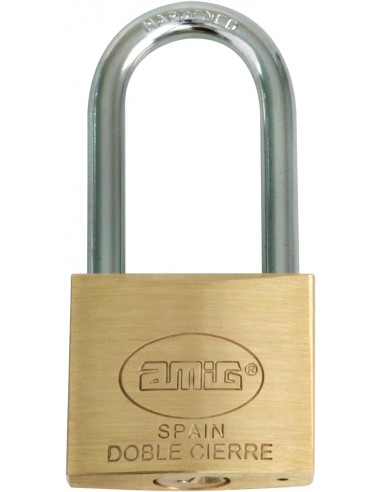 AMIG brass lock with double closure