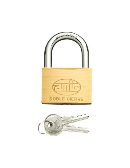 Serrure en laiton AMIG avec double fermeture