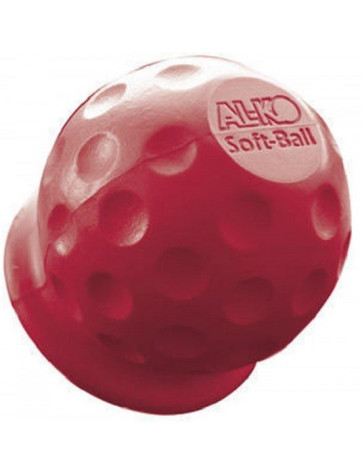 Cubre enganche de goma alko para remolque color rojo