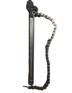 Llave metálica para filtro de aceite tipo cadena 15" 160mm