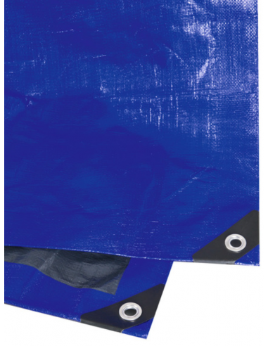 Lona impermeable de protección 4x5 azul