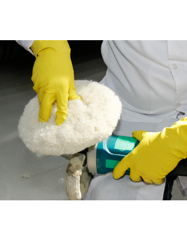 Kit de polimento de lã Hoteche 125 mm