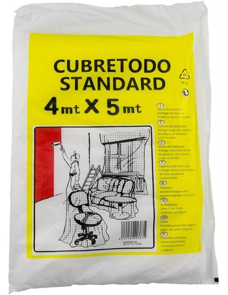 Tampa plástica 4x5m