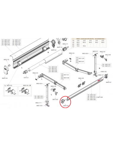 Contatore anteriore F45S Fiamma