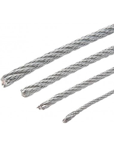 Verzinktes Stahlkabel. 15m rolle