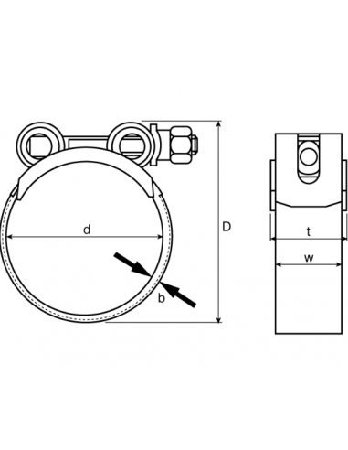 Supra screw reinforced clamp
