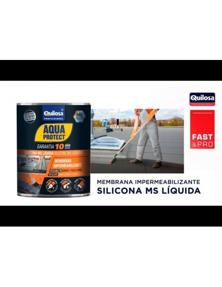 Silicona liquida Aquaprotect  MS  1 Kg Blanca.