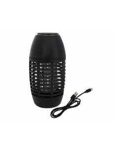 Lampara anti-mosquitos recargable. Eurotrail