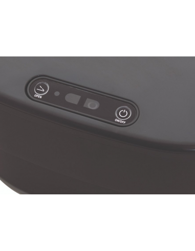 Cubo de basura plegable con sensor. Eurotrail