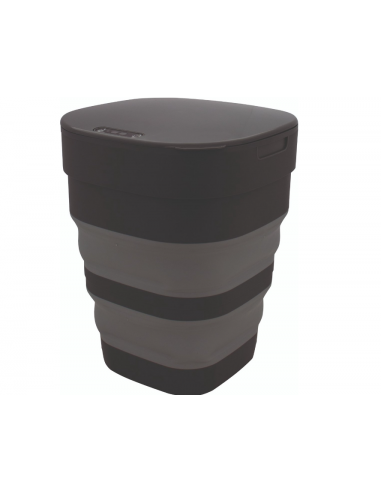 Cubo de basura plegable con sensor. Eurotrail
