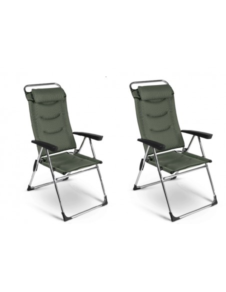 Silla de aluminio Dometic Lusso Milano REDUX x2u. Silla de aluminio Dometic Lusso Milano REDUX x2u.