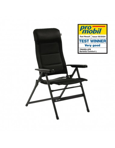 Sedia Barletta Comfort nera