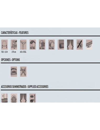 Avancé Leinwand PANAMÁ 270 cm