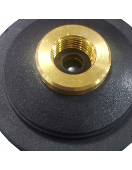 Adaptador regulador Repsol para gás butano padrão para rosca de garrafa azul