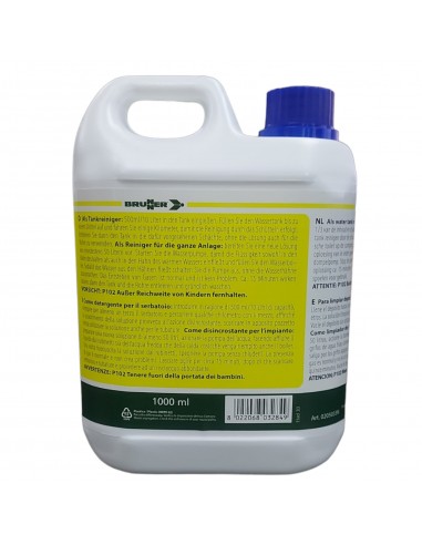 Liquide détartrant ACTI-TANK pour réservoirs et canalisations. Brunner