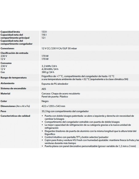 Dometic RML 10.4T dreiwertiger Absorptionskühlschrank
