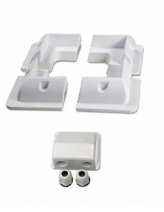 Esquineras de ABS para 4 esquinas con pasamuros