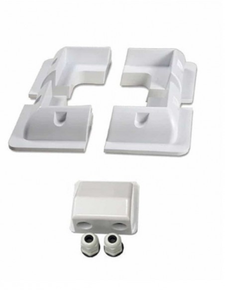 Estructura ABS 4 esquinas con pasamuros