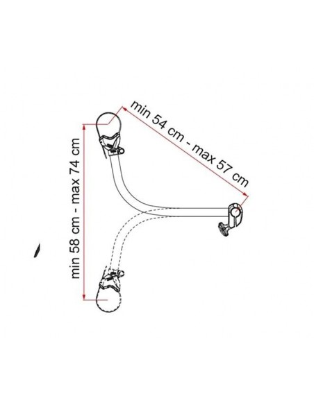 Brazo Fiamma Carry Bike Pro 4 Deep Black