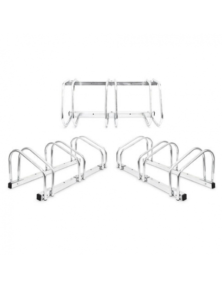 Metal rack for 3 bikes