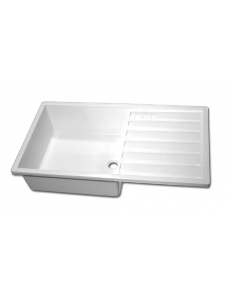 Lavello ultraleggero con scolapiatti