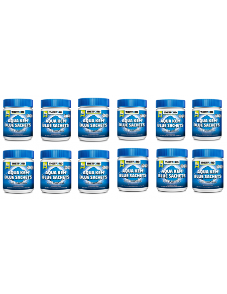 Pack x12 Aqua Kem Blue Sachets Thetford