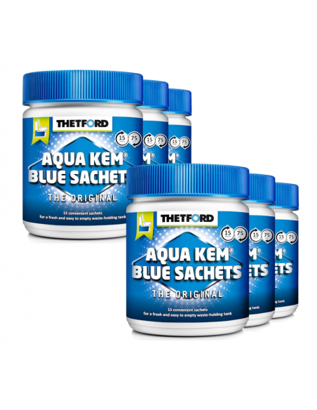 Aqua Kem Blue Sachets Thetford Pack 6 uds