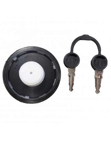 Cap for water tank with key black