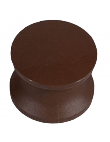 Brown screwed button for Box closure (Falleba)