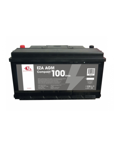 Bateria AGM compacta de 100 Ah
