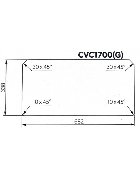 Cocina de gas con fregadero/izquierda Dometic dos fuegos CVC1700G Cocina de gas con fregadero/izquierda Dometic dos fuegos CVC1700G